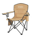 Chaise Longue Camping KingCamp Pliante Rembourrée - Porte-gobelet et Manchon Isotherme