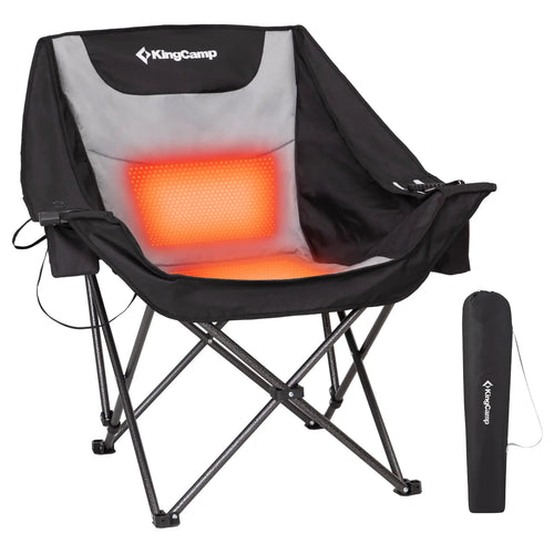 Chaise de Camping Chauffante Pliante KingCamp - Confort 4 Saisons