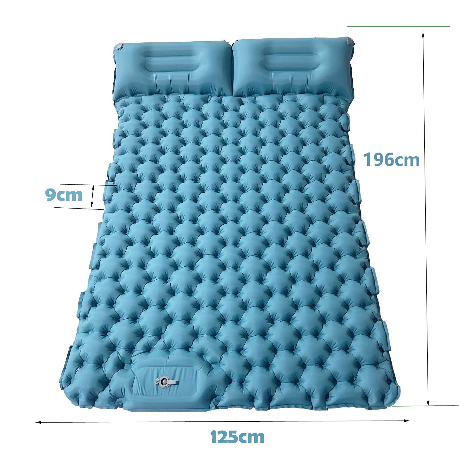 Matelas de Camping Gonflable Double - Confort Extérieur pour 2 Personnes