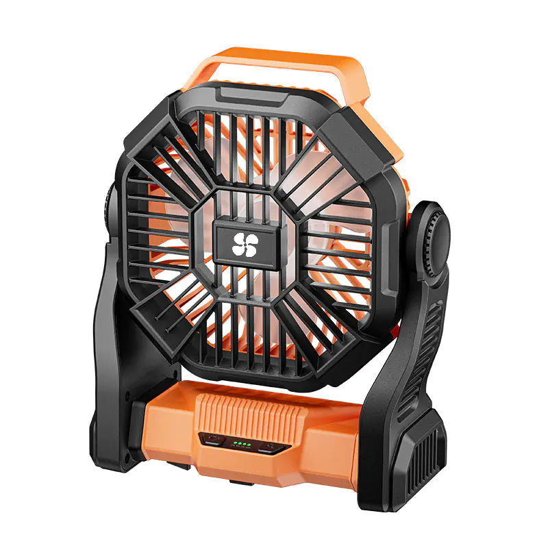 Ventilateur de Camping Rechargeable et Portable - Silencieux 4 Vitesses