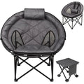 Chaise de Camping Lune avec Support Lombaire et Repose-Pieds