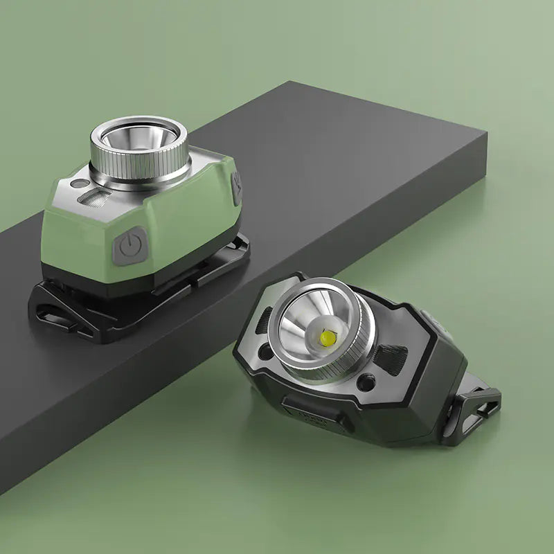 Lampe Frontale de Pêche Rechargeable USB - Étanche et Super Lumineuse