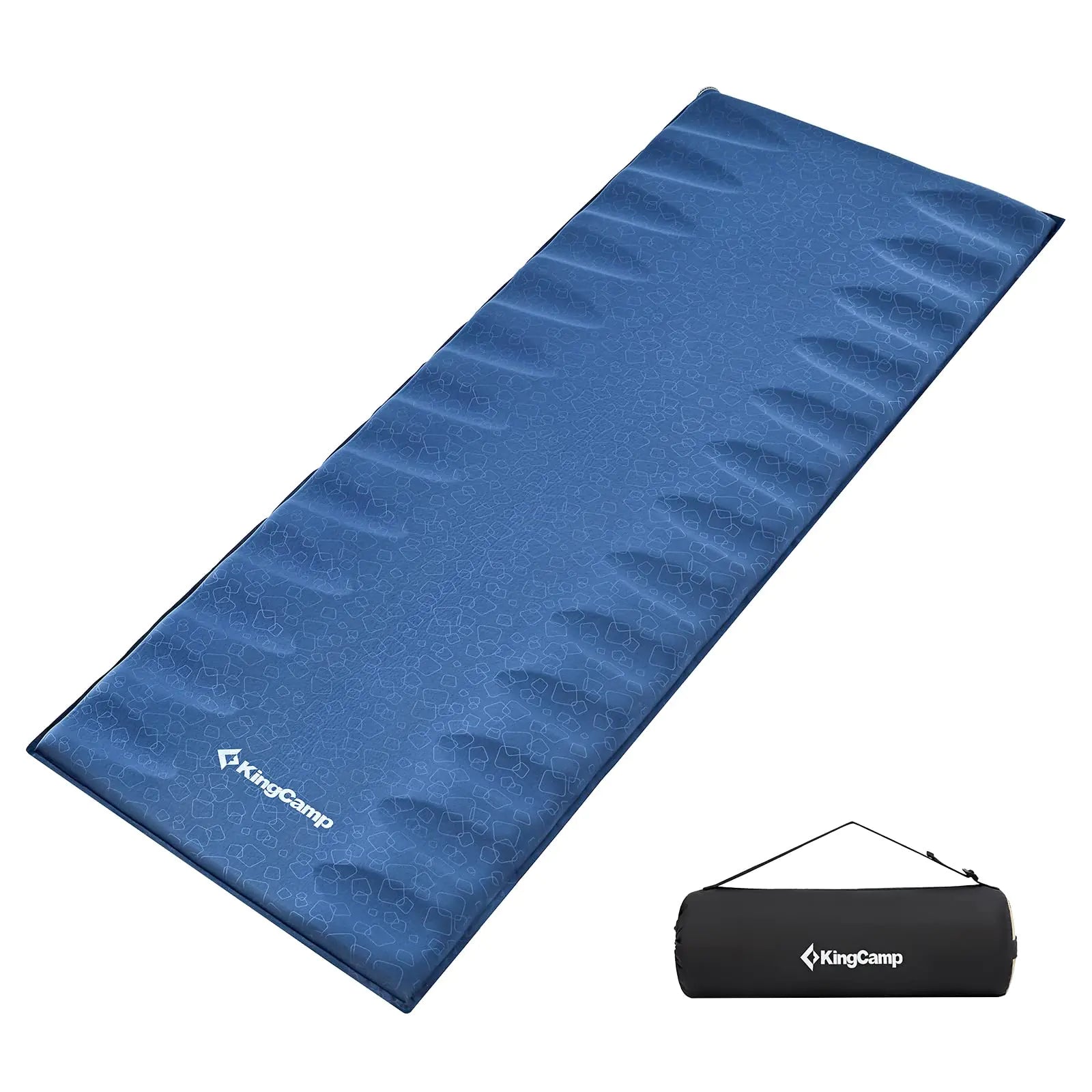 Matelas de Camping KingCamp Gonflable et Autogonflant 3D Ultra-léger 2 Pouces