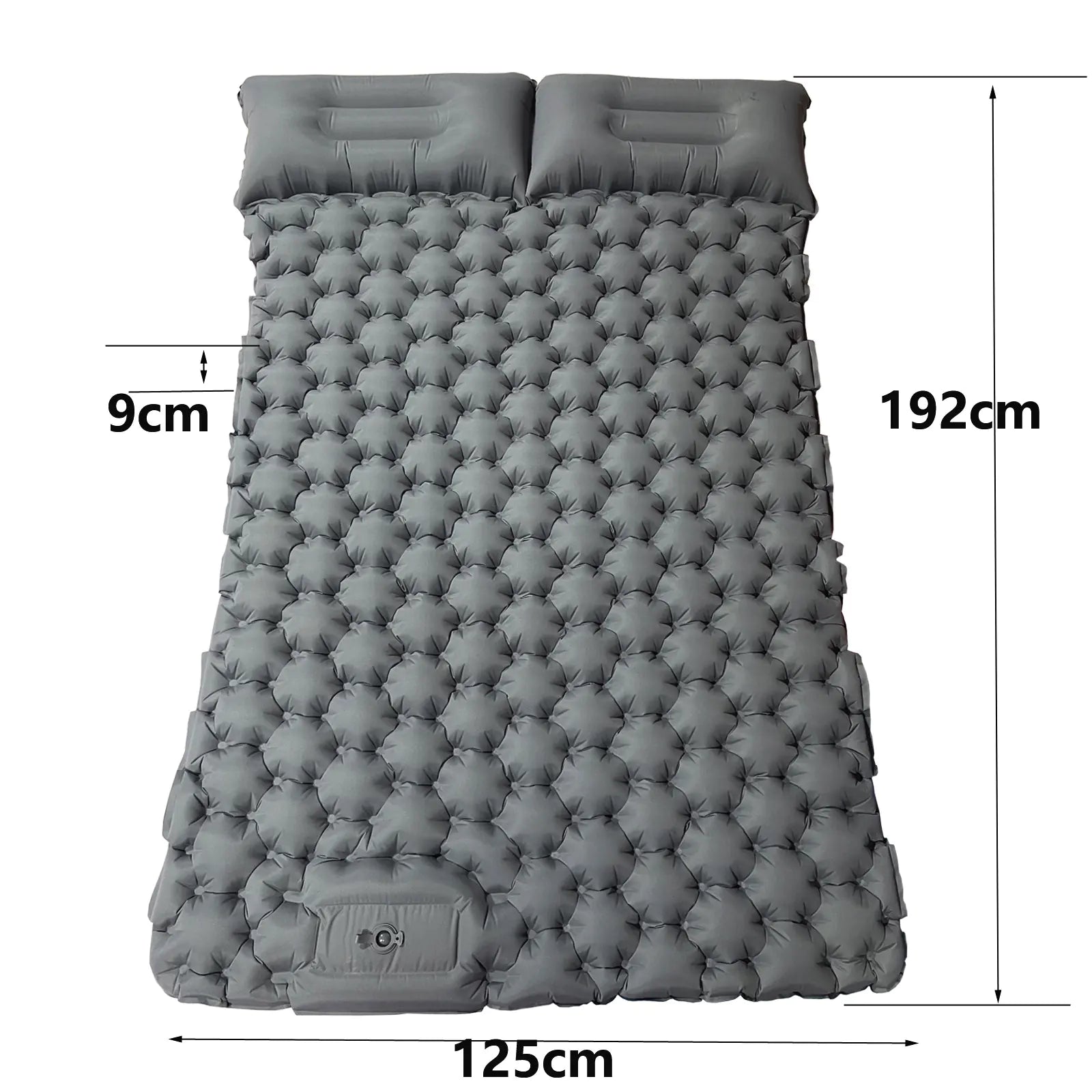 Matelas de Camping Gonflable Double - Confort Extérieur pour 2 Personnes