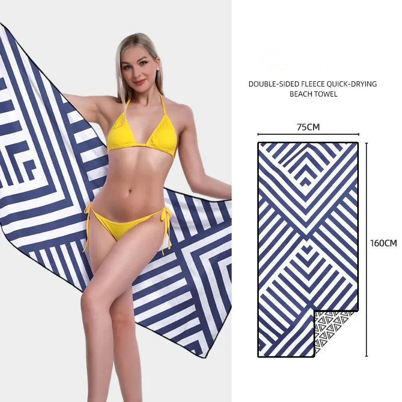 Serviette de Plage Séchage Rapide Imprimée